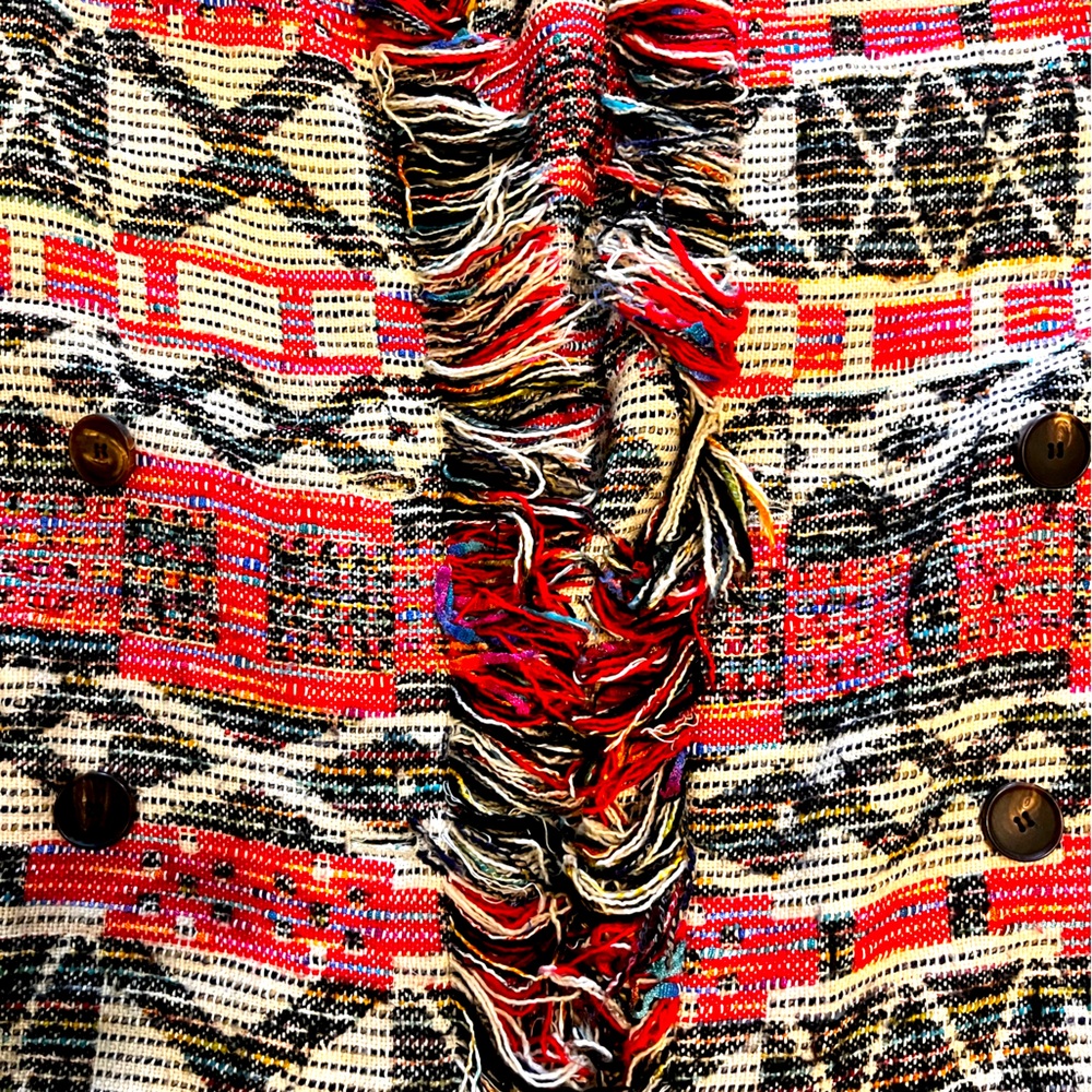 Bright Woven Aztec Pattern Jacket - Picture 3 of 5